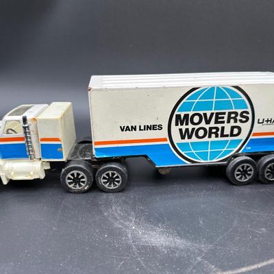 Vintage Buddy L Die-Cast Semi Trucks Lot – Movers World U-Haul & American Racing Fuels