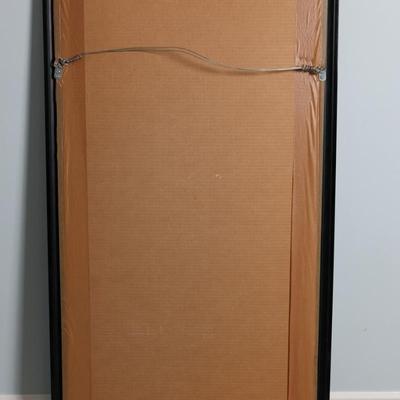 Pair of Oversized Signed Alfred Gockel Abstract Prints, “Left Point” & “Right Point,” Framed