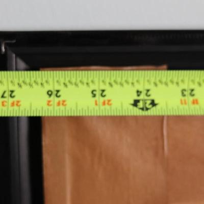 Pair of Oversized Signed Alfred Gockel Abstract Prints, “Left Point” & “Right Point,” Framed