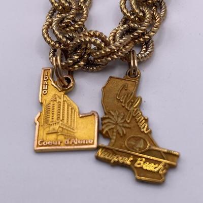 2 charm bracelets