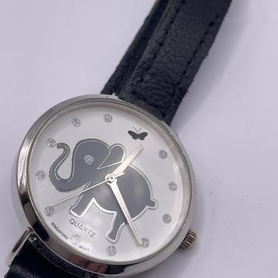 Elephant watch and bracelet