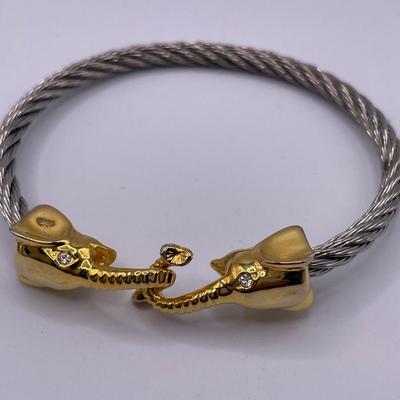 Elephant watch and bracelet