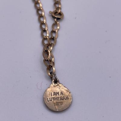 Sterling I am a Lutheran bracelet