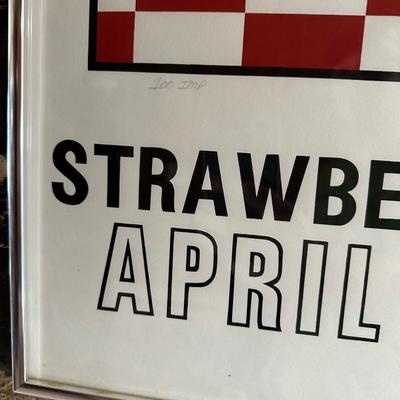 Ponchatoula, LA Strawberry Festival Poster – 1977 – Signed & Numbered