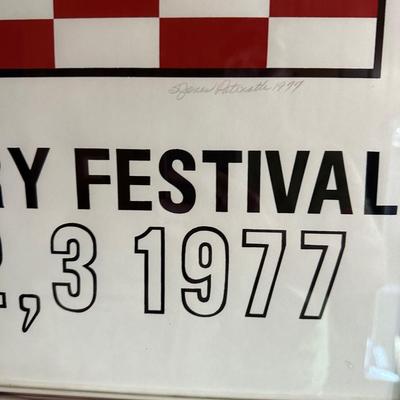 Ponchatoula, LA Strawberry Festival Poster – 1977 – Signed & Numbered