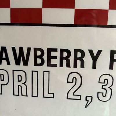 Ponchatoula, LA Strawberry Festival Poster – 1977 – Signed & Numbered