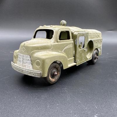Vintage Hubley Kiddie Toy Bell Telephone Truck – Cast Metal