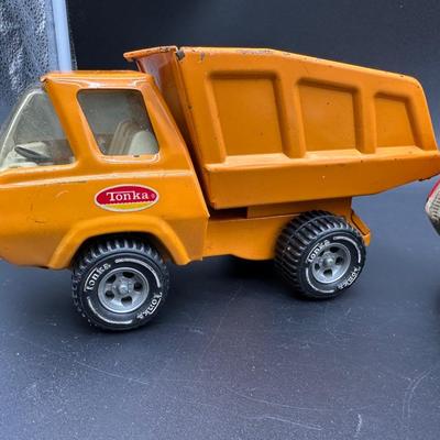 Vintage Tonka Toys Lot – Dump Truck, Rescue Vehicle, Utility Truck