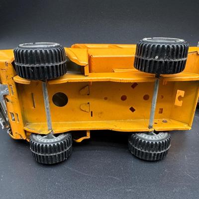 Vintage Tonka Toys Lot – Dump Truck, Rescue Vehicle, Utility Truck