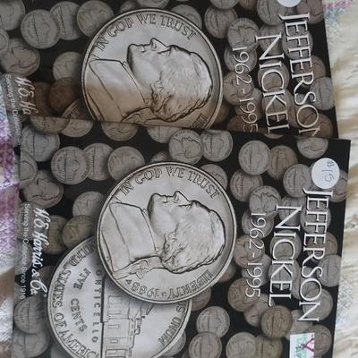 Sale Photo Thumbnail #259: 1 Book Only Full of Jefferson Nickels in the appropriate slots.