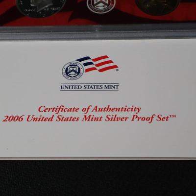Lot of 4 US States Mint Silver Proof Sets (C1-4)