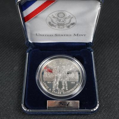 2004 Lewis & Clark Bicentennial silver dollar Proof (C1-6)