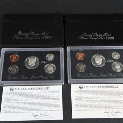 1992/93 Silver Proof Sets (C1-7)