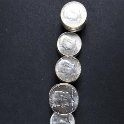 1965-1969 Kennedy Halves, 20.20 Troy Ounces, 55 Coins (C1-13)
