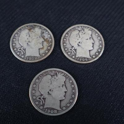 Mixed Barber Half Dollars, 1.14 Troy Ounces, C1-19