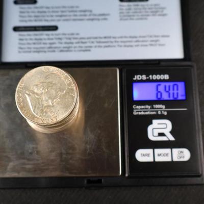 Mixed Franklin Half Dollars, 6.40 Troy ounces (C1-20)