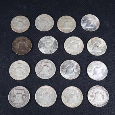 Mixed Franklin Half Dollars, 6.40 Troy ounces (C1-20)