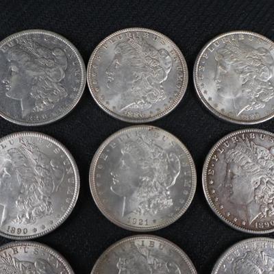 Mixed Morgan Dollars, 29.95 Troy Ounces (C1-21)