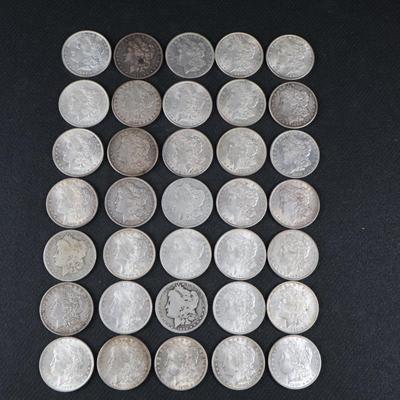 Mixed Morgan Dollars, 29.95 Troy Ounces (C1-21)