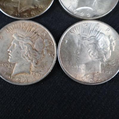 Mixed Peace Dollars, 10.31 Troy Ounces (C1-23)