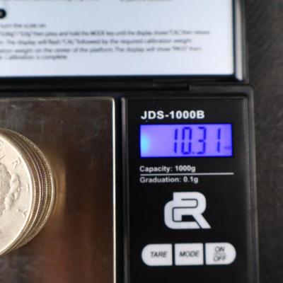 Mixed Peace Dollars, 10.31 Troy Ounces (C1-23)