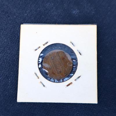 1959 Lincoln Cent, Clipped Planchet (C1-30)