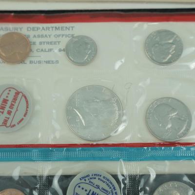 1961-1965 + 1969 Proof Coin Sets (C1-36)