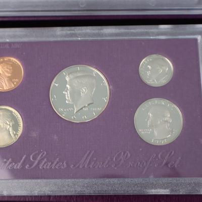 US Mint Proof Sets, Various Years 80s-90s (C1-38)