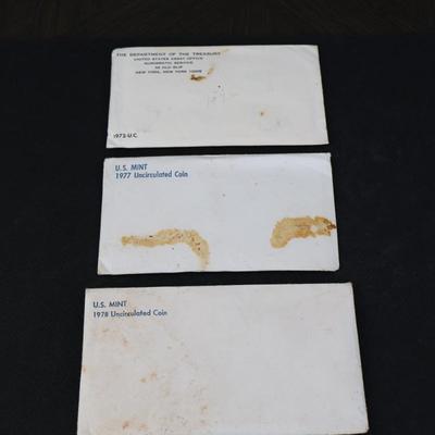 US Mint Uncirculated Sets, 1972, 1977, 1978 (C1-45)