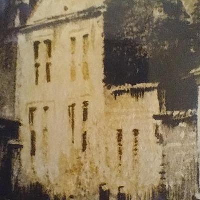 Sale Photo Thumbnail #270: Beautiful Aquatint Etching "Bruges". Roger Hebbelinck 1912-1987 Horse Bridge 1930s Belgium

Original Artwork (small)