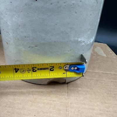 Antique Stoneware Whiskey Jugs – Salt Glaze – Brown Top – Pair