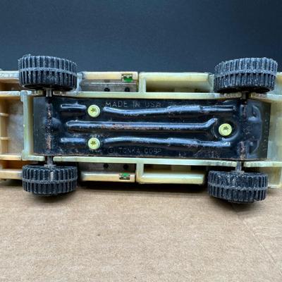 Vintage Tonka Green Pickup Truck w/ Tonka Camper – Made in USA