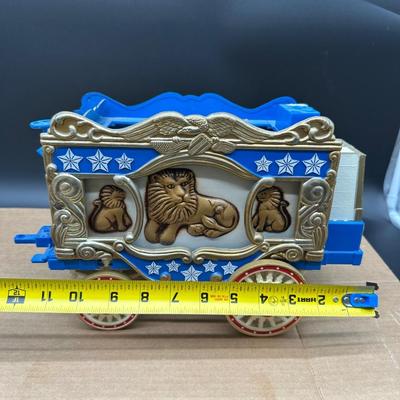 Jim Beam Circus Wagon Whiskey Decanter – Lion Panel – Vintage