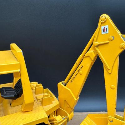 ERTL International Backhoe Loader & John Deere Construction Truck Lot