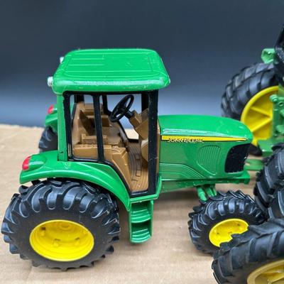 Vintage John Deere Die-Cast Tractor Lot w/ Wagon – Multiple Models, Farm Toy Collect