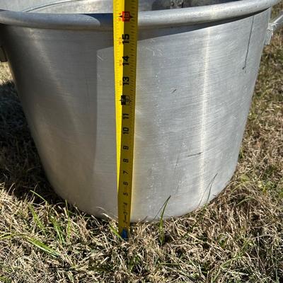 Large Aluminum Seafood Boil Pot w/ Strainer Basket & Lid