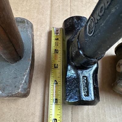 Vintage Blacksmith / Machinist Cross-Peen Hammer (Wood Handle)