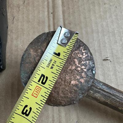 Vintage Blacksmith / Machinist Cross-Peen Hammer (Wood Handle)