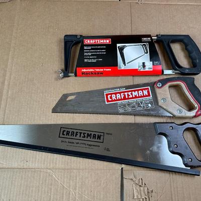 Craftsman Hand Saw Lot.