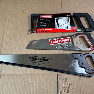 Craftsman Hand Saw Lot.