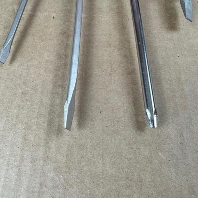 Craftsman Screwdriver Lot – Mixed Phillips & Flathead, Full-Size & Stubby