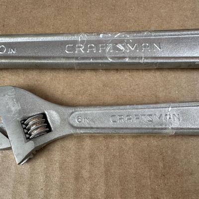 Armstrong & Craftsman Adjustable Wrench Lot – 4 Pieces (6”–18”)