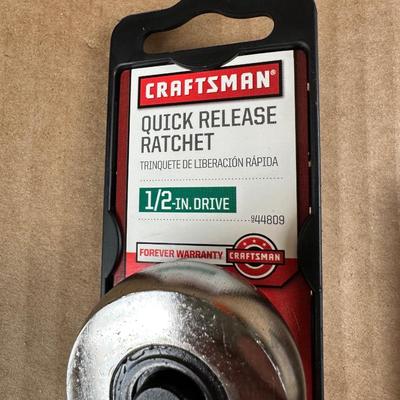 Craftsman Quick Release Ratchets – 1/2” & 3/8” Drive NOS