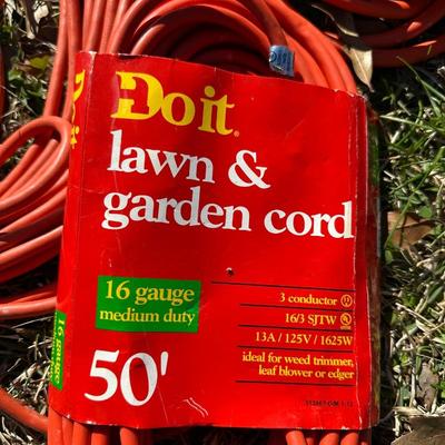 Heavy-Duty Outdoor Extension Cord Lot