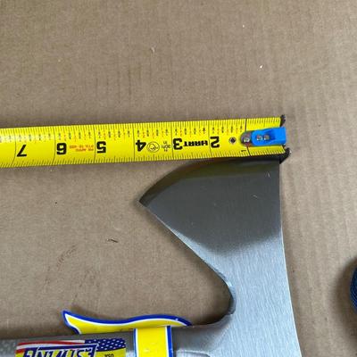 X-Large Estwing Camp / Hatchet Axe w/ Blue Grip & Sheath – Made in USA