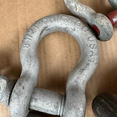 Heavy-Duty Rigging Hardware Lot – Shackles, Hook & Lifting Hardware (Industrial)