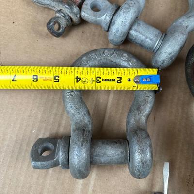 Heavy-Duty Rigging Hardware Lot – Shackles, Hook & Lifting Hardware (Industrial)