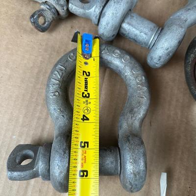 Heavy-Duty Rigging Hardware Lot – Shackles, Hook & Lifting Hardware (Industrial)