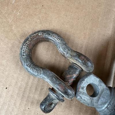 Heavy-Duty Rigging Hardware Lot – Shackles, Hook & Lifting Hardware (Industrial)