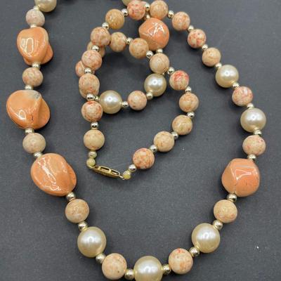 Pinks and purple necklaces